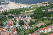 Stadt Mücheln, Viadukt und Hafenanlage - Foto: Gabi Damnig